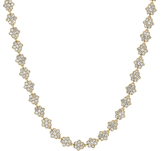 Colar Prestige Margaridas com Zircónias