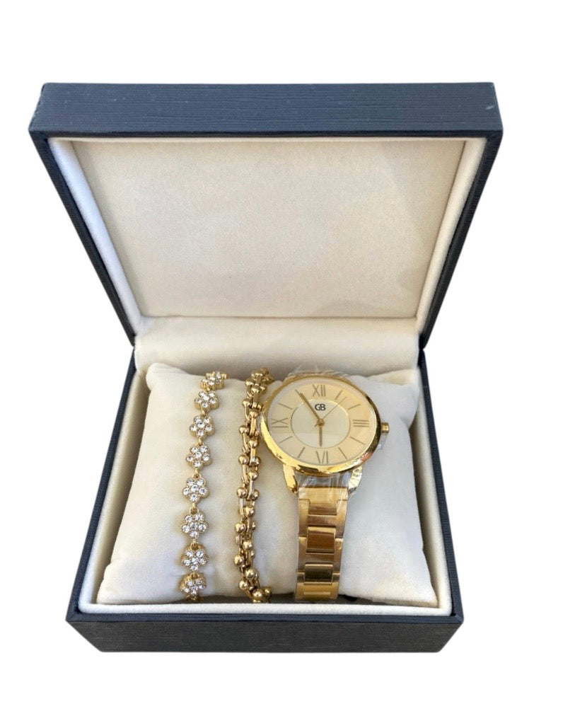 Conjunto Pulseiras e Relógio Prestige